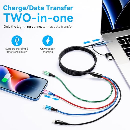 4 in 2 Multi Charging Cable 3.5A, Galaxy and More - Image 3