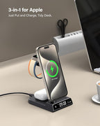 leChivée Wireless Charger for Apple Devices, 3 in 1 Wireless Charging Station - Image 6
