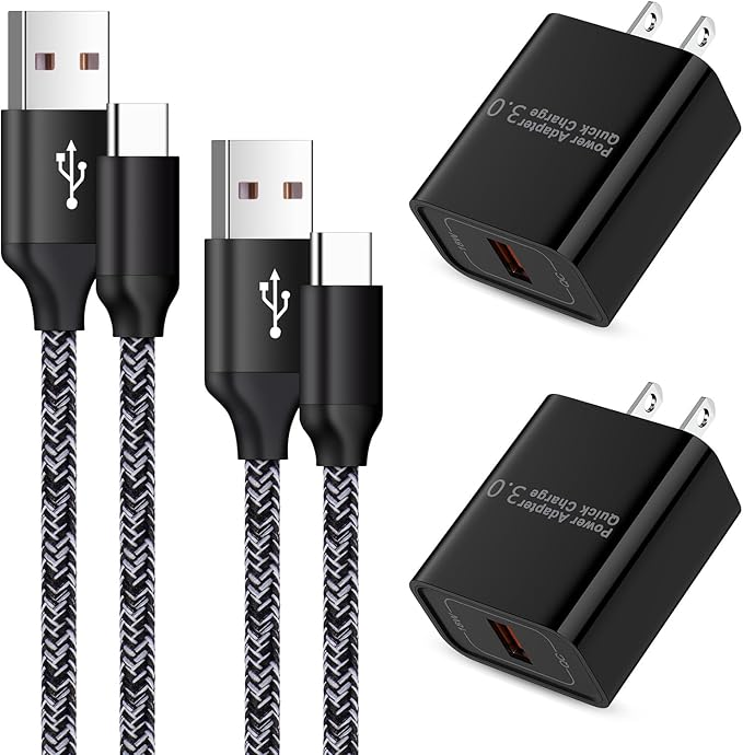 USB Type C Charger Fast Charge Dual USB Wall Plug Charging Blocks Android C by REPIND