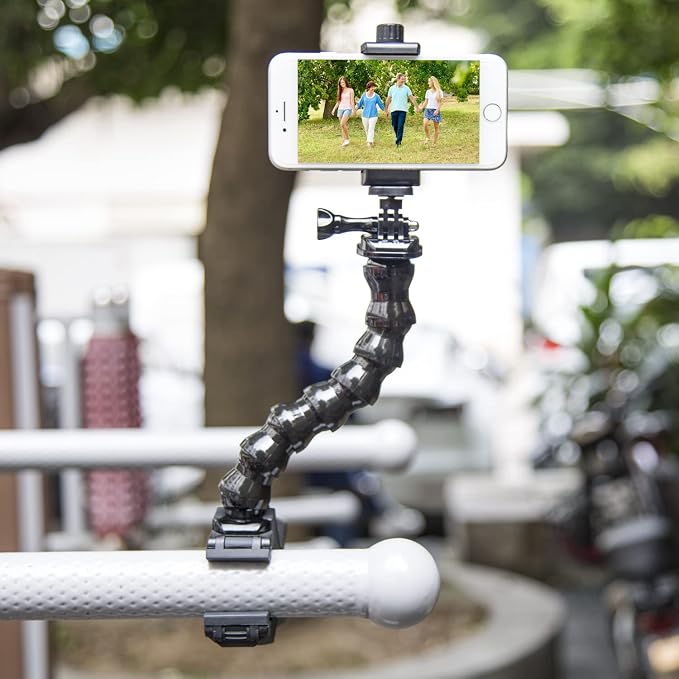 Suptig Phone Holder Desk Gooseneck Mount, Cell Phone Clamp Clip - Image 3