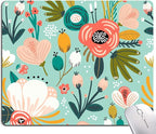 Mouse Pad, Cute Abstract Floral Mouse Pad by Armanza