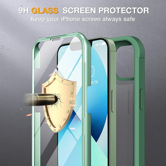 Miracase Compatible with iPhone 13 Mini case 5.4 inch, 2023 Upgrade Full-Body - Image 3
