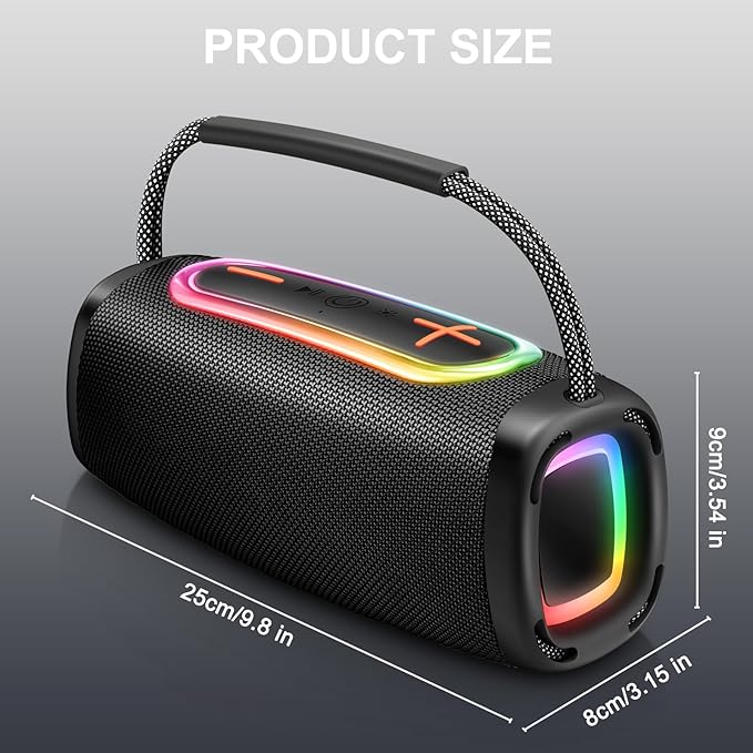 Bluetooth Speaker 60W, 36H Playtime 6000mAh BT5.4 Portable Wireless Speaker - Image 7