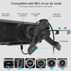Wireless Car Charger for Z Fold 6/5/4/3, Dual Coil Cup Holder Phone Mount for - Image 3