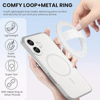 Magnetic Silicone Ring Grip Phone Holder, Loop Grip, Compatible - Image 5