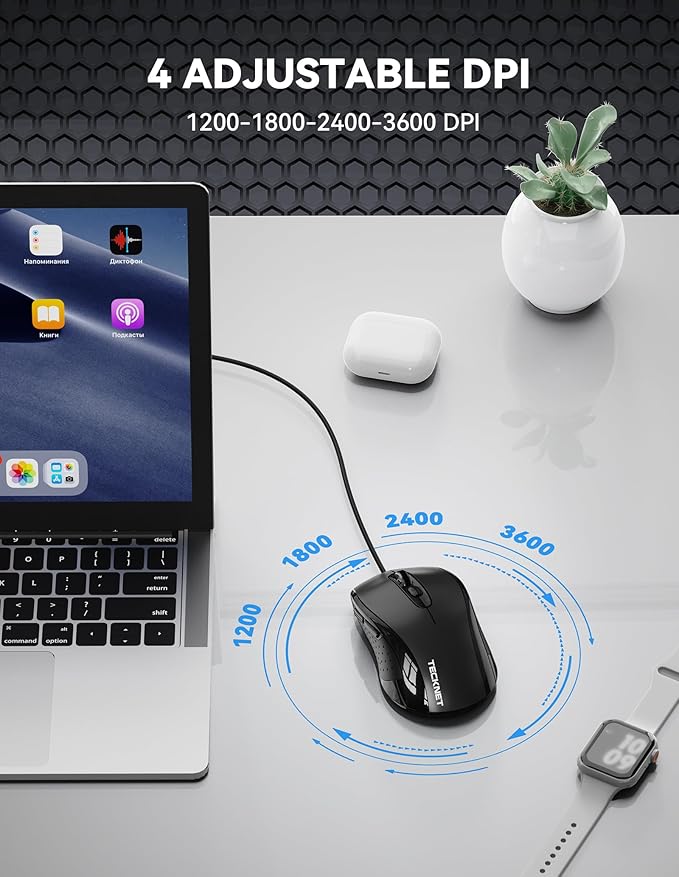 TECKNET Wired Mouse - Image 3