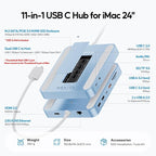 Upgraded 11 in 1 USB C Hub for iMac 24 inch USB Hub 2021 2023 2024 Support M.2 - Image 2
