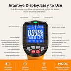 -58°F to 3992°F Infrared Thermometer IR Gun, High-Temp Digital Temperature Gun - Image 5