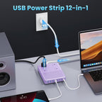 12-in-1 Charging Station USB C Power Strip - Image 3