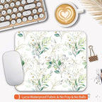 Square Mouse Pad Pretty Leaves, Personalized Premium-Textured Custom Mouse Mat - Image 3