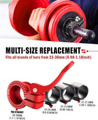 Narrow Barbell Clips 2.5cm Width - Image 2