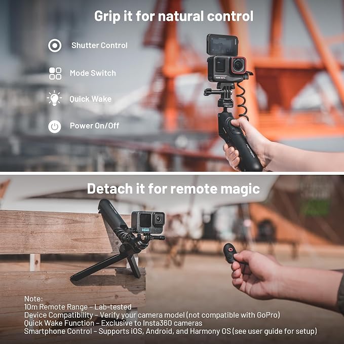PGYTECH CapLock MantisPod Power, 5000mAh Battery Grip Handle Mount - Image 3