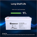 Renogy Deep Cycle AGM Battery 12 Volt 200Ah, 3% Self-Discharge Rate, 2000A Max - Image 5
