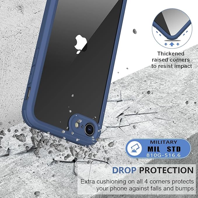 Miracase for iPhone SE Phone Case 3rd/2nd Generation 2022 2020 Full-Body - Image 5