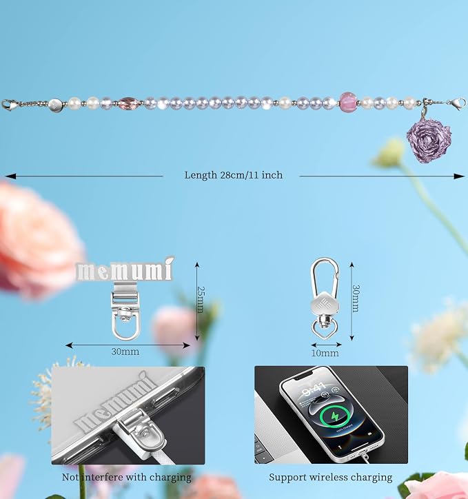 memumi Universal Phone Wrist Strap, Hand wristlet Strap - Image 6