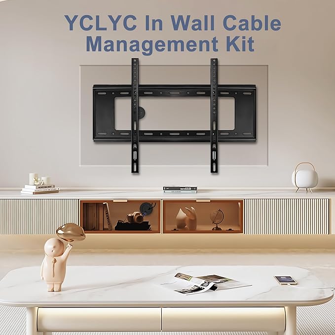 3in TV Cable Hider Wall Kit, YCLYC Large TV Cord Hider - Image 6