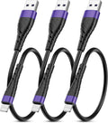 OIITH MFi Certified Short for iPhone Charger Cable 3 Pack 1 Ft, 12 inch for by OIITH