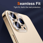 UniqueMe Compatible with iPhone 12 Pro Max 6.7" Camera Lens Protector Tempered - Image 7