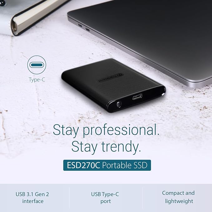 Transcend 250GB External SSD for iPhone/iPad/Mac/Windows/Android, - Image 3