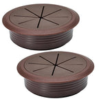 2 Pcs Desk Grommet 3-1/8" / 80 mm, Desk Hole Cover by EASYEAH