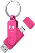 MOSDART 128GB USB3.1 Fast Speed C and A Dual Flash Drive, exFAT Memory Stick by MOSDART