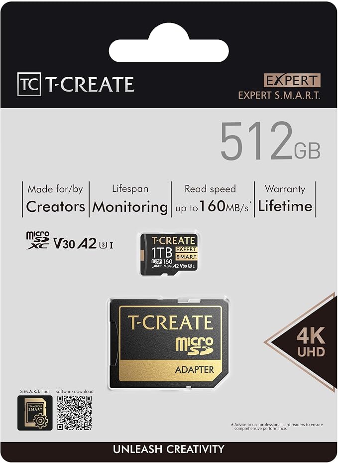 TEAMGROUP T-Create S.M.A.R.T A2 512GB Micro SDXC U3 V30 4K R/W Speed up to - Image 8