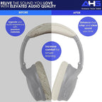 Replacement QC Ear Pad and Headband Pad Kit Cushion. Compatible - Image 4