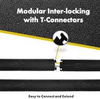 Kable Kontrol Drop Over Floor Cord Cover – 60” Inch Long 1 Channel Cable or - Image 4