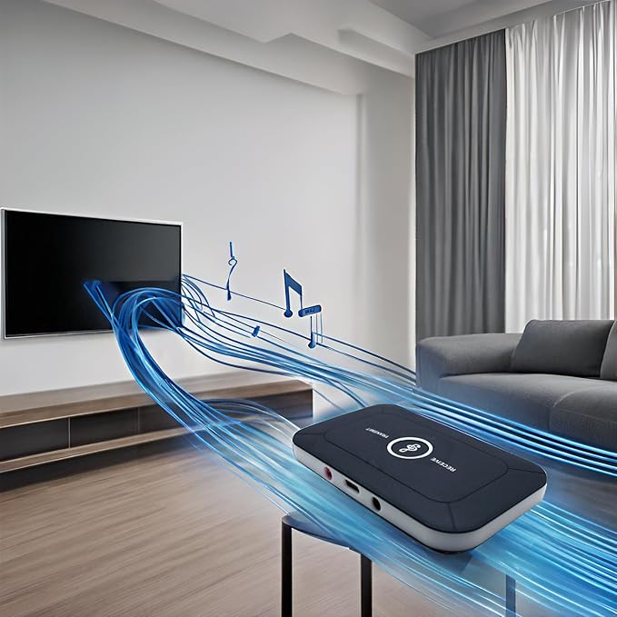 Bluetooth Audio Transmitter Receiver, 2 in 1 Bluetooth 5.3 Adapter - Image 6