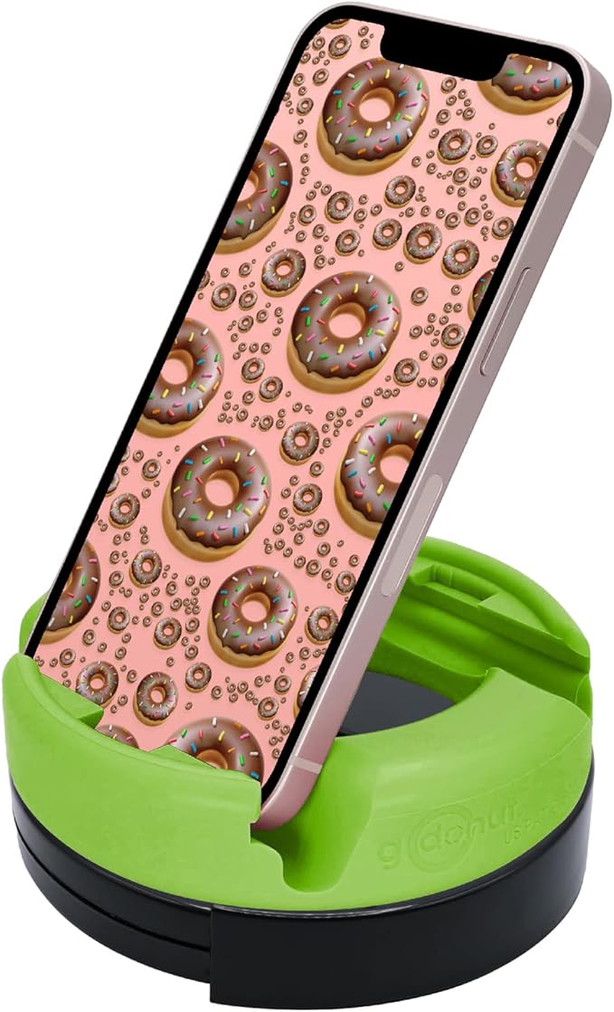 GoDonut – Phone Stand 360 Swivel – Cell Phone Holder + iPad Stand Desk Organizer by GoDonut