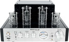 Rockville BluTube 70W Tube Amplifier Stereo Receiver, Compact Design, Warm Sound by Rockville
