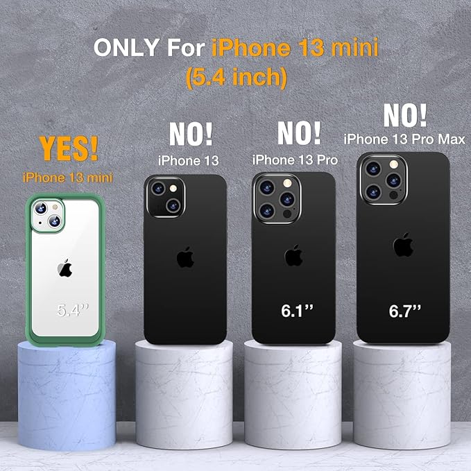 Miracase Compatible with iPhone 13 Mini case 5.4 inch, 2023 Upgrade Full-Body - Image 2