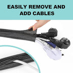 AGPTEK Cable Sleeve, 6.6ft - Image 4