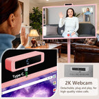 OFD 32" Portable TV on Wheels FHD, Android 15, EDLA-Certified, Rolling TV - Image 7