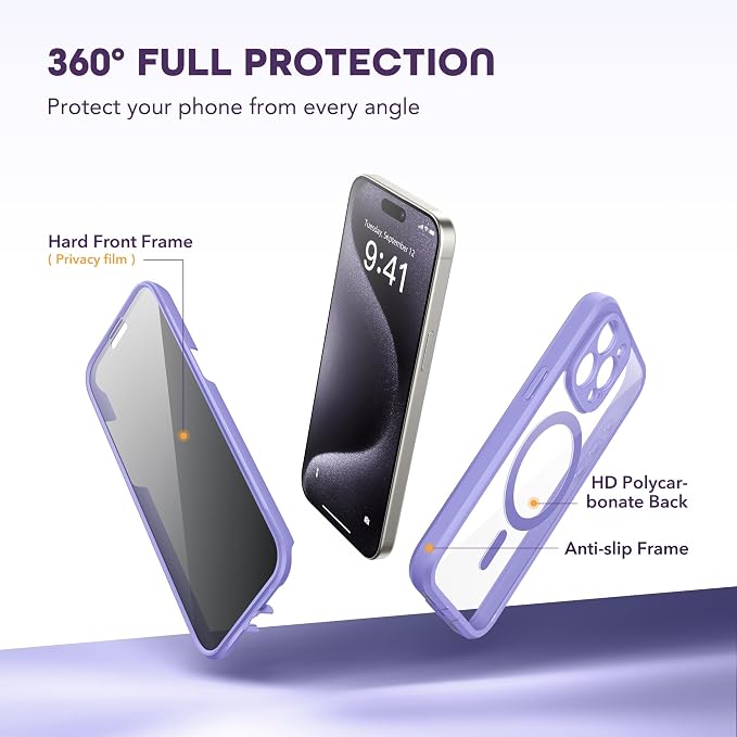 Magnetic for iPhone 15 Pro Max Case, Compatible - Image 3