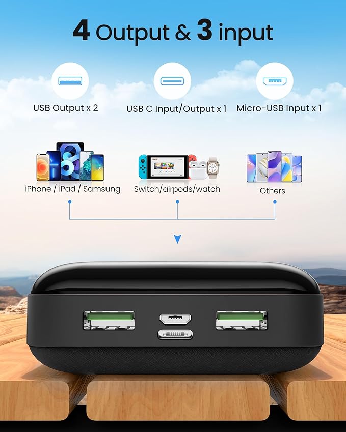 Power Bank 50000mAh 22.5W Fast Charging Portable Charger, USB C Quick Charge - Image 6
