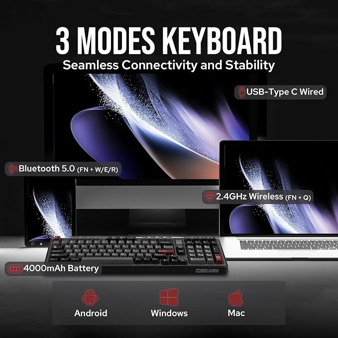 Vibe99 Wireless Gaming Keyboard - Image 3