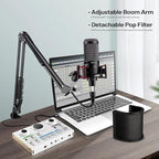 Condenser Microphone XLR, Professional Studio Recording Microphone - Image 6
