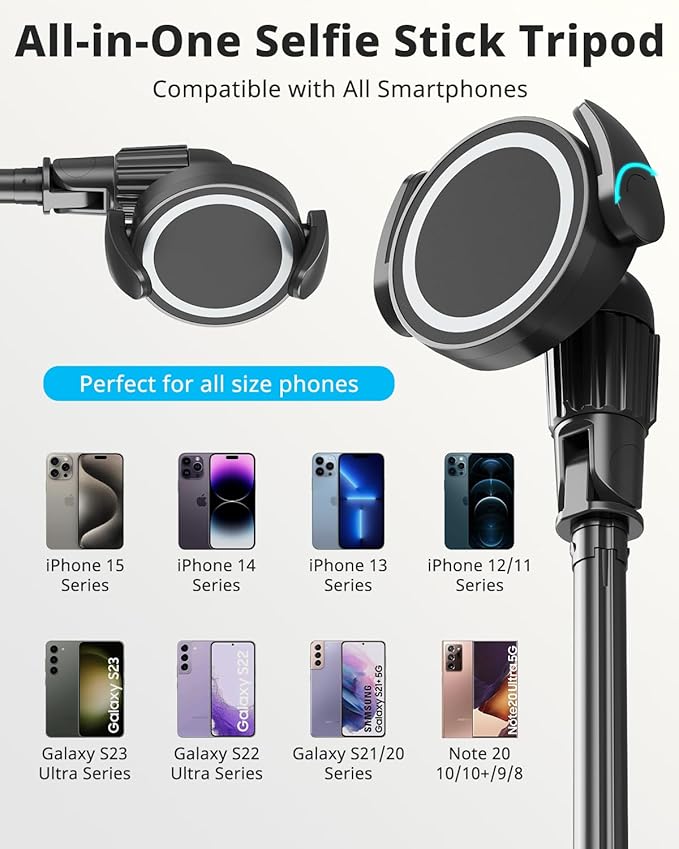 UBeesize 72'' Magnetic Tripod for iPhone - Image 6
