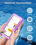 Waterproof Phone Case, IPX8 Waterproof Phone Pouch - Image 4