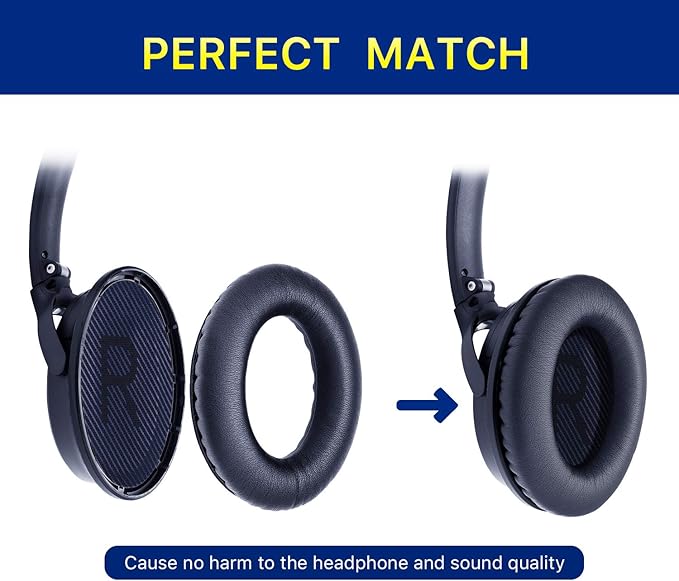 Replacement Ear Pads for Bose QuietComfort 35 & Quiet Comfort 35 II Headphones - Image 5