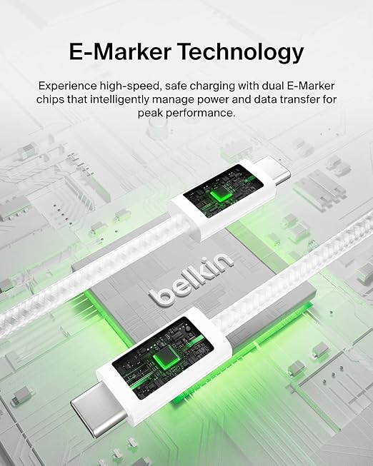 Belkin USB C to USB C Cable, 240W - Image 5