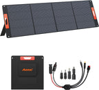 240W Portable Solar Panels for Power Station, Solar Angle Guide, by Aonxi