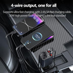 Mini Retractable Car Charger, 87W Car Accessories Adapter - Image 4