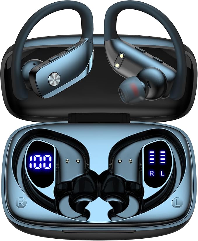 bmani Wireless Earbuds Bluetooth Headphones 48hrs Play Back Sport Earphones by BMANIWirelessEarbuds