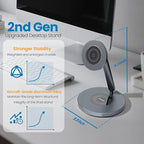 Nillkin Magnetic iPad Stand for Desk, MagSafe Wireless iPhone Charger Stand - Image 6