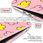 TWOLSKOO Compatible with M4 MacBook Air 13.6 inch Case 2025-2022 Release M4 - Image 2