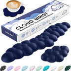 Cloud Wrist Rest for Keyboard and Mouse, Memory Foam PU Leather Keyboard Wrist by Sushret