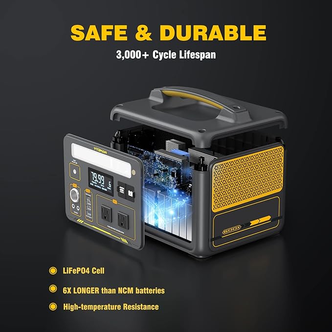 VTOMAN Jump 600X Portable Power Station - Image 3