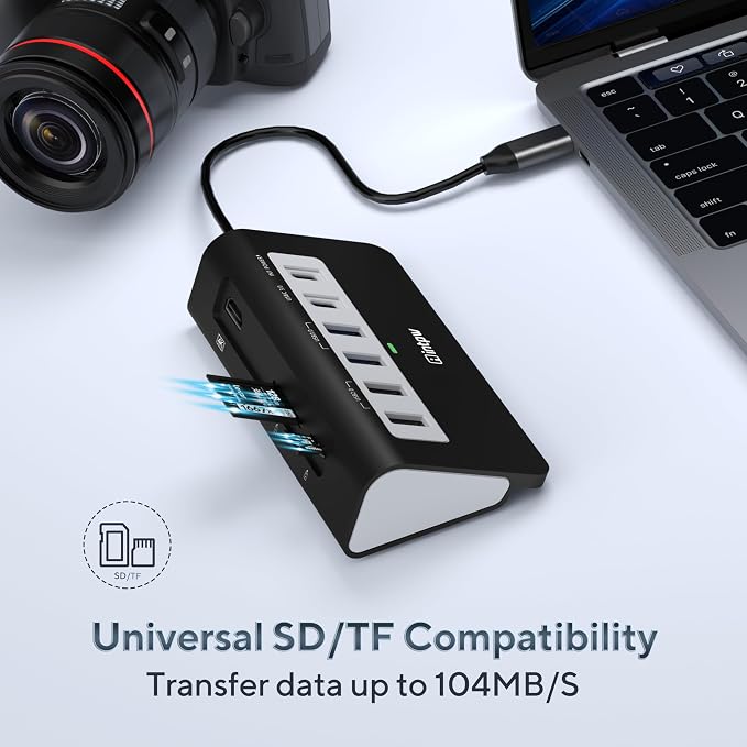 USB C Hub, INTPW 9-in-1 USB Multiport Adapter - Image 7